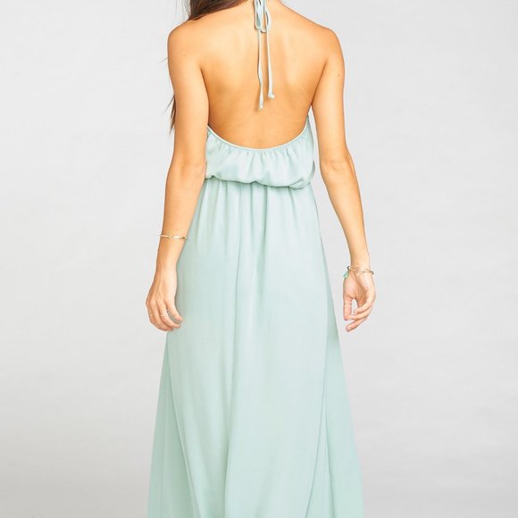 Show Me Your Mumu Bridesmaid Dress -Heather Halter - Picture 2 of 3